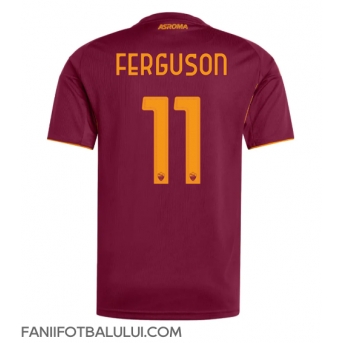 AS Roma Evan Ferguson #11 Tricou Fotbal Replică 2025-26 Barbati Acasa